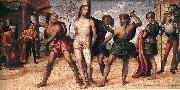 SODOMA, Il Flagellation of Christ painting